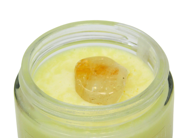citrine on top of summer cafeomancy body butter