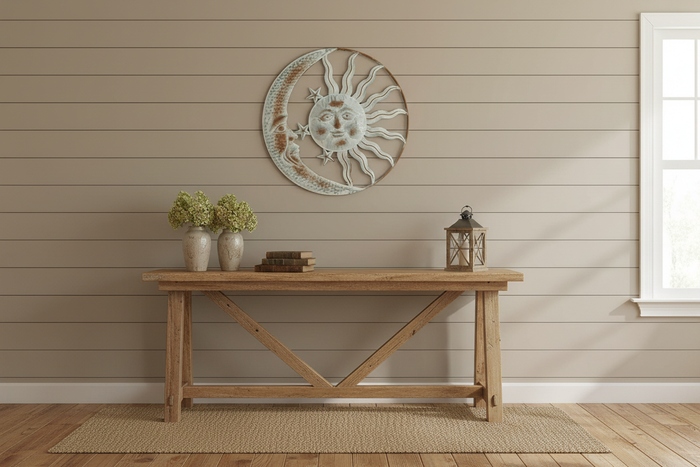Your sun and moon art in home