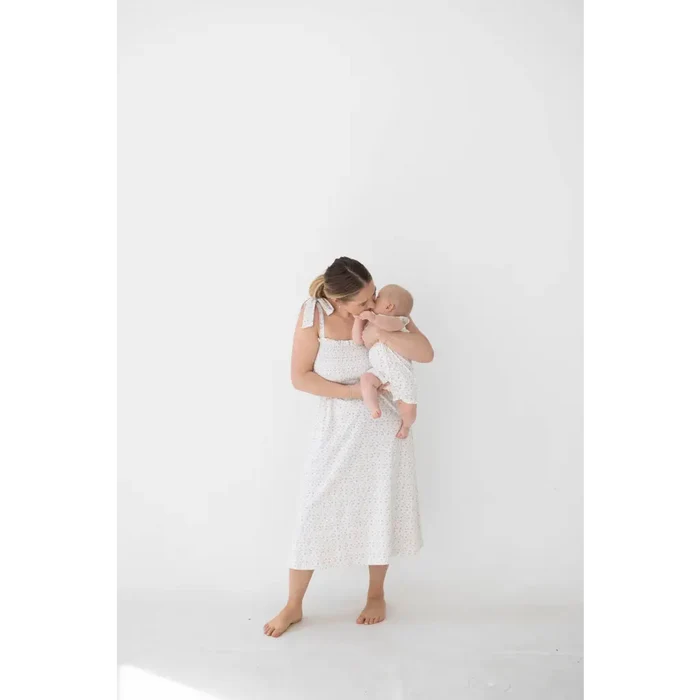 Super Soft Organic Cotton Romper for Babies (Floral Print)