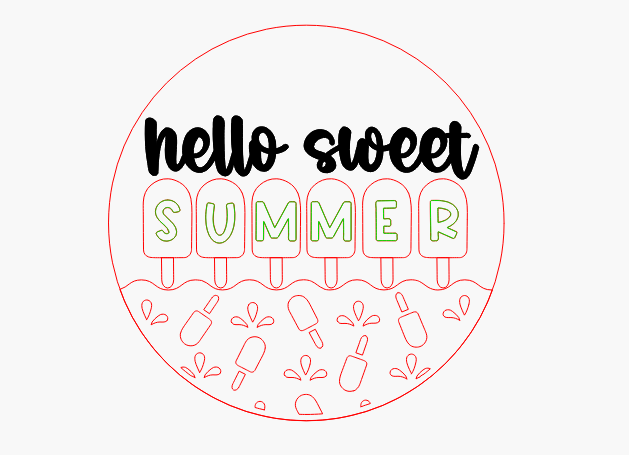 Sweet Summer Popsicle
