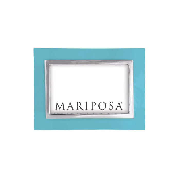 Teal with Metal Inner Border 4x6 Frame
