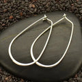 Teardrop Hoop Earrings