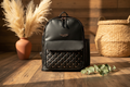 Daphne Diaper Bag - Onyx Earthy Lifestyle No Drape