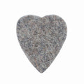 Timber Tones Felt Tones Heart Grey Wool Felt 1 Ukulele / Bass Guitar Pick