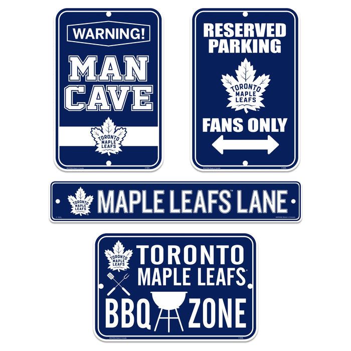 Toronto Maple Leafs Four Pack Fan Sign Set