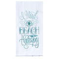 Towel - Beachcomber Beach Therapy Embroidered Flour Sack Towel