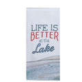 Towel - Tranquility Lake Life is Better Dual Purpose Terry Towel