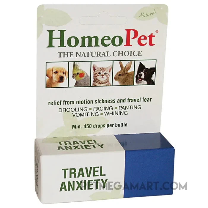 Travel Anxiety relief stress caused from taking your pet places