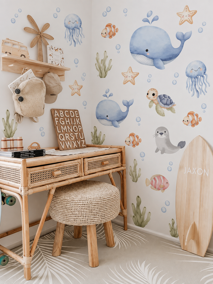 Under The Sea Wall Stickers Set