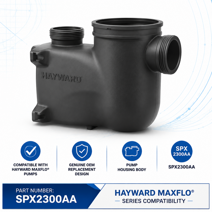 USED Hayward SPX2300AA Pump Housing Strainer with Drain Plugs for MaxFlo Pool Pumps