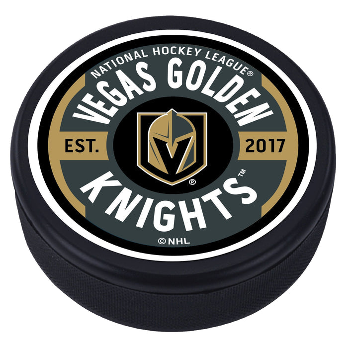Vegas Golden Knights Gear Textured Puck