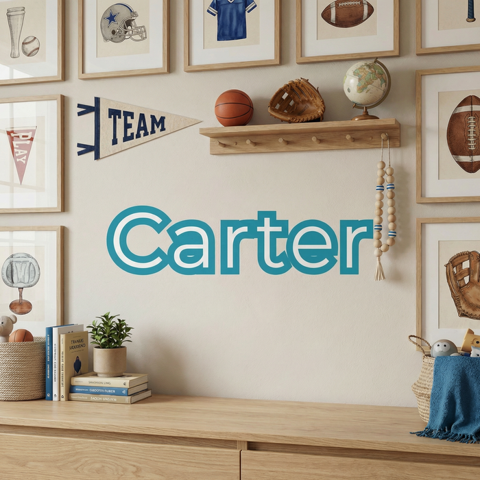 Vinyl Name Stickers