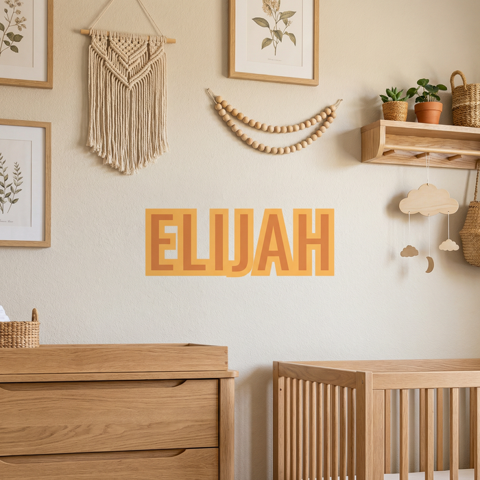 Vinyl Name Stickers