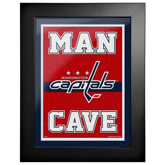 Washington Capitals  12x16  Man Cave Framed Sign
