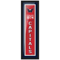 Washington Capitals  6x22 Established Framed Sign