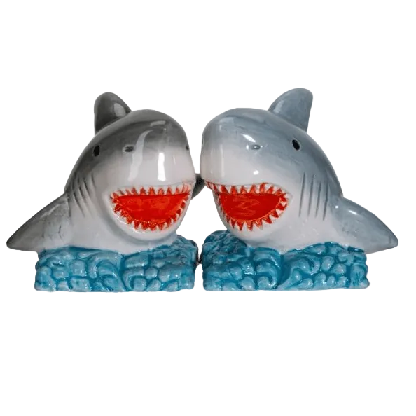 Wave Sharks Magnetic Salt & Pepper Shaker