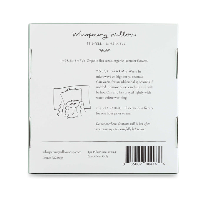 Whispering Willow Lavender Eye Pillow - Posh West Boutique