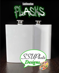 White Sublimation Flasks