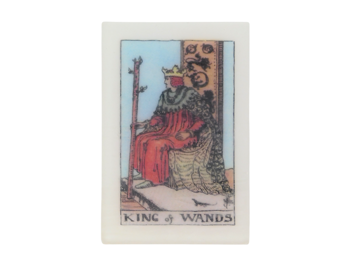 soap with king of wands tarot image
