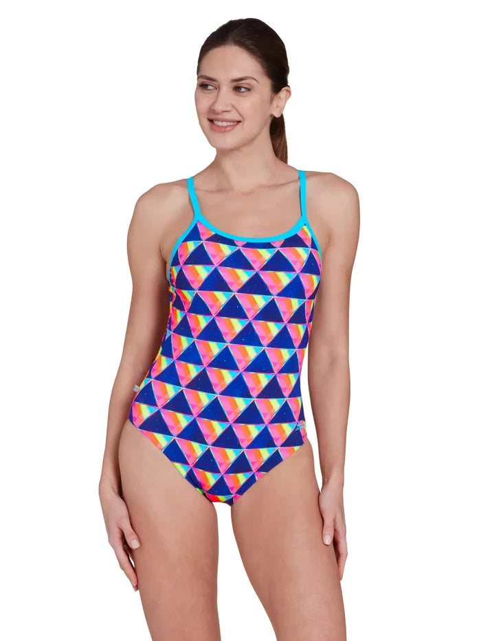 Zoggs Womens Divine Strikeback Swimsuit (Ex Display)