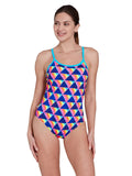 Zoggs Womens Divine Strikeback Swimsuit (Ex Display)